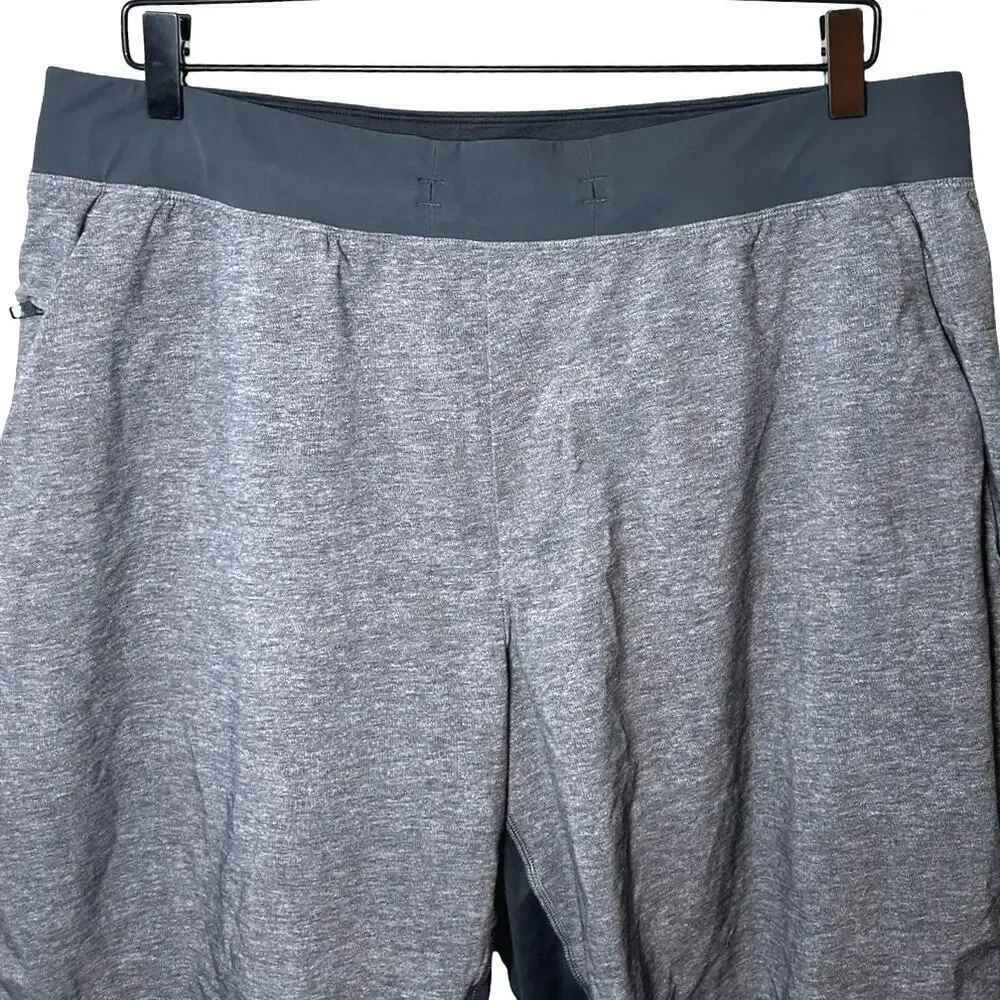 Lululemon Men’s T.H.E. Line less Performance Shorts Heather Gray Size XL